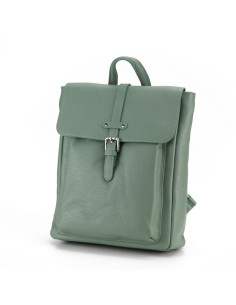 Rucsac Piele Naturala Martha verde marin