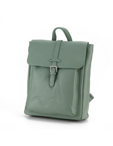 Rucsac Piele Naturala Martha verde marin