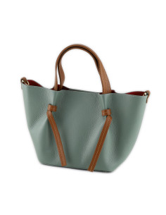 Geanta Piele Naturala Yanbu verde marin